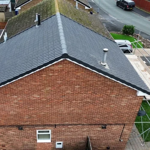 A recent roof job we completed in Stafford
