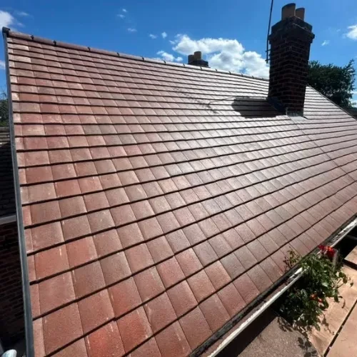 A recent roof job we completed in Stafford